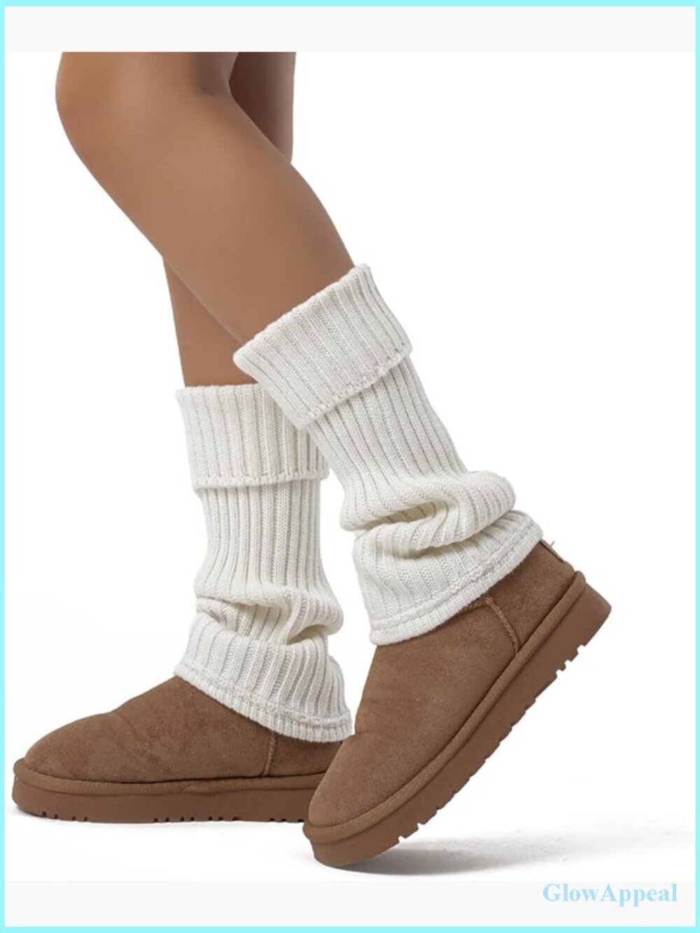 Wool Leg Warmers Y2K Harajuku Lolita Gothic Seamless Winter Socks Boot Socks